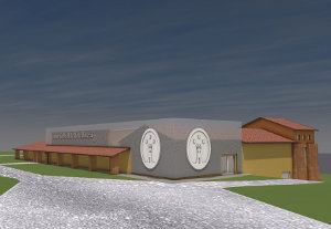 Rendering nuovo birrificio Tenute Collesi 2